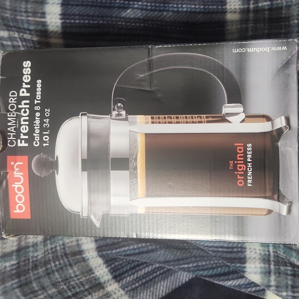 Bodum Chambord French Press Coffee Maker 34 Oz. 8 Cup New